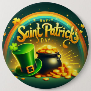 Färgregat guld Saint patrick's day Knapp