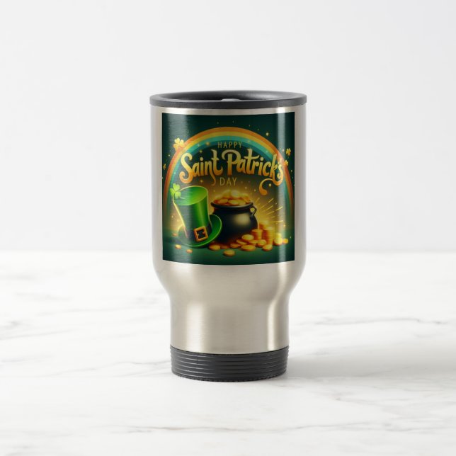 Färgregat guld Saint patrick's day Resemugg (Center)