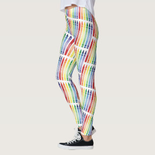 Färgregat Kritor Mönster Leggings