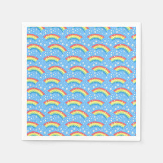 Färgregat och snöflingan Mönster Pappersservett