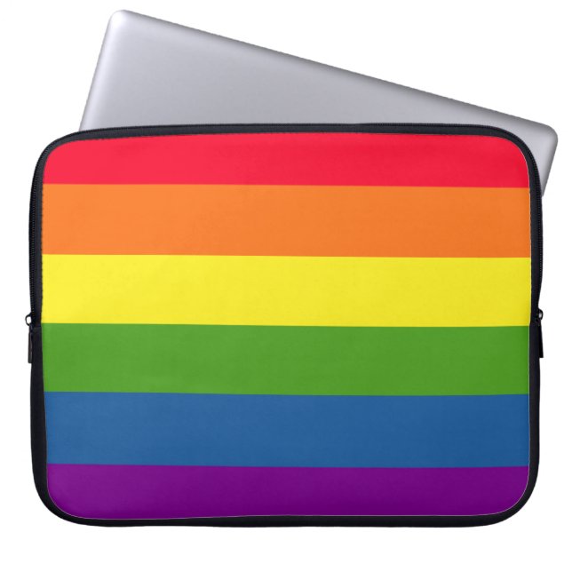 Färgregat Rand Firande Laptop Sleeve (Framsidan)