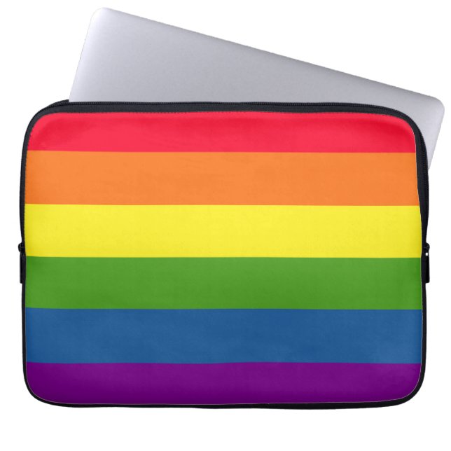 Färgregat Rand Firande Laptop Sleeve (Framsidan)