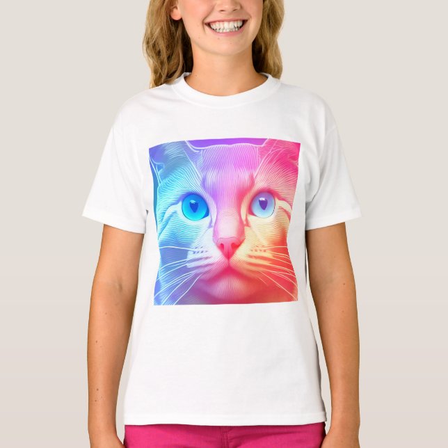 Färgregatet Kattunge T-Shirt (Framsida)