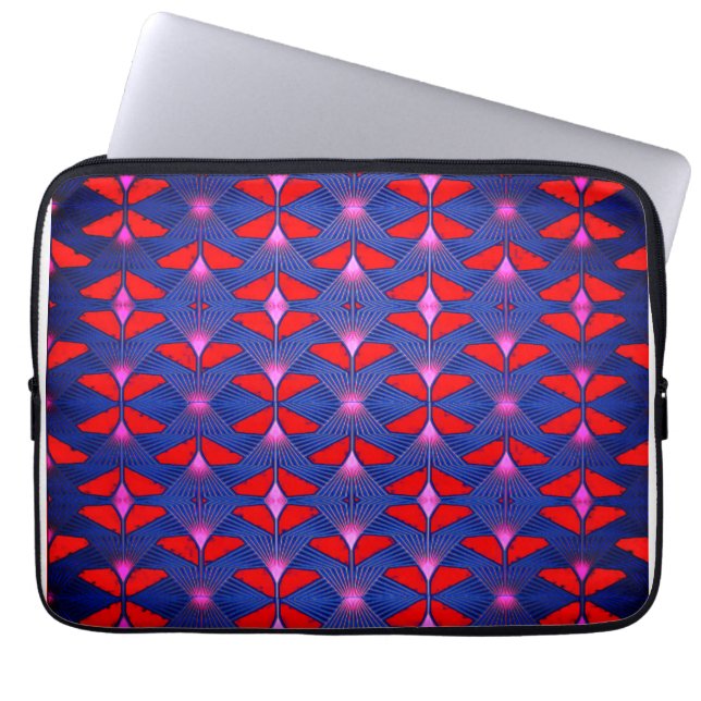 Färgrik 3D Digital Design Matt Inpackningspapper – Laptop Fodral (Framsidan)