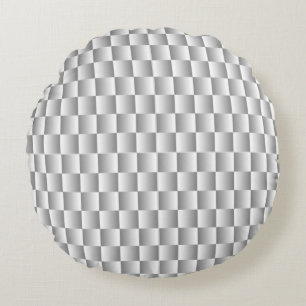 Färgrik 3D Digital Design Rund Kudd Kudde