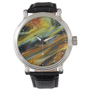 Färgrik abstrakt av Pietersite Armbandsur