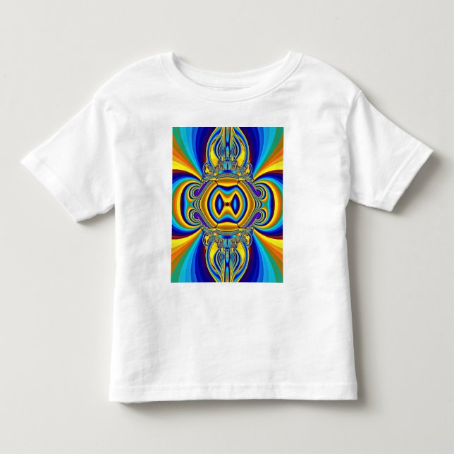 Färgrik Abstrakt Bakgrund-14334 T Shirt (Framsida)