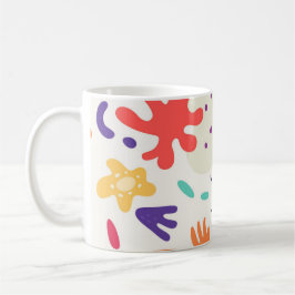 Färgrik Abstrakt Design Mugg