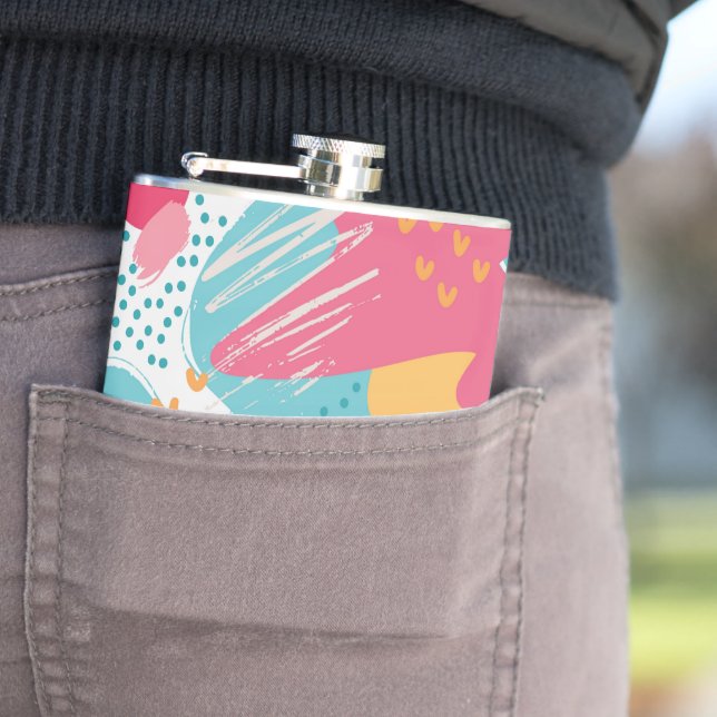 Färgrik Abstrakt Fickplunta (In Situ)