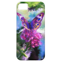 Färgrik abstrakt fjärilsmålning