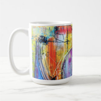 Färgrik Abstrakt Geometrisk Kaffemugg