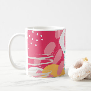 Färgrik Abstrakt Kaffemugg
