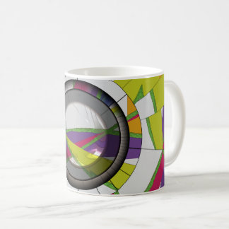 Färgrik Abstrakt Kaffemugg