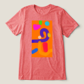 Färgrik Abstrakt Konst 10 T Shirt