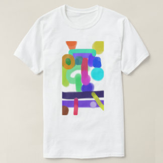 Färgrik Abstrakt Konst 11 T Shirt