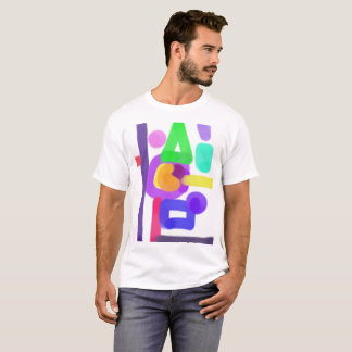 Färgrik Abstrakt Konst 14 T Shirt