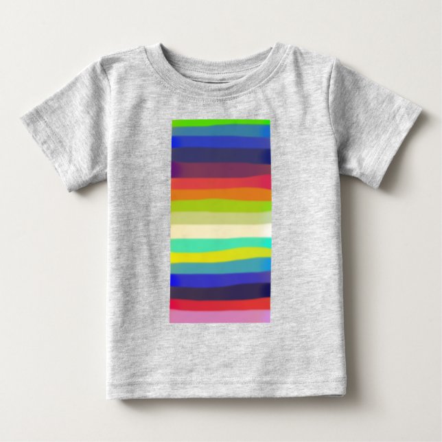 Färgrik Abstrakt Konst 18 T Shirt (Framsida)