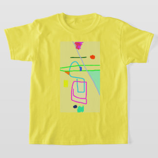 Färgrik Abstrakt Konst 9 T Shirt