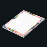 Färgrik Abstrakt Konst Personlig  Anteckningsblock<br><div class="desc">Denna personliga anteckningsblockdesign har en vacker,  handmålad akvarell abstrakt konst. Anpassa texten med ditt namn och använd den för alla tillfällen eller affärer. Fler matchande produkter finns tillgängliga i min butik ByEunMee.</div>