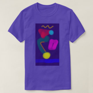 Färgrik Abstrakt Konst T-Shirt