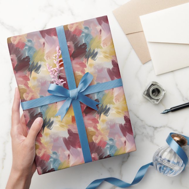 Färgrik Abstrakt Målning  Presentpapper (Gifting)