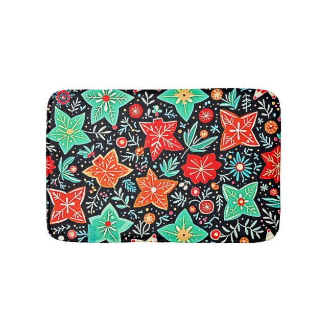 Färgrik Abstrakt Semestral Design Badrumsmatta (Framsidan)