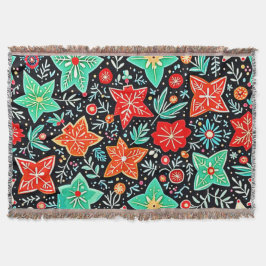 Färgrik Abstrakt Semestral Design Filt