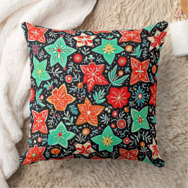 Färgrik Abstrakt Semestral Design Kudde