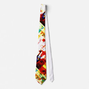 Färgrik abstrakt Tie Slips