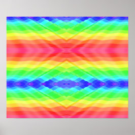 färgrik affischdesign med en livfull regnbåge poster