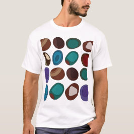 Färgrik Agatsten Kristallläkare T Shirt