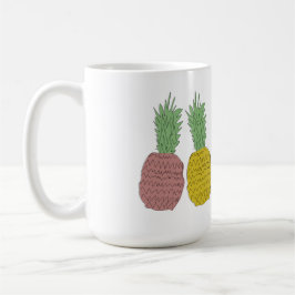Färgrik ananasCosta Rica Pura Vida mugg