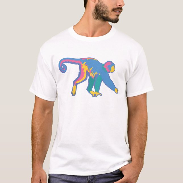Färgrik apa tröja (Framsida)