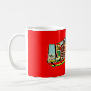 Färgrik Asheville NC-mugg Kaffemugg