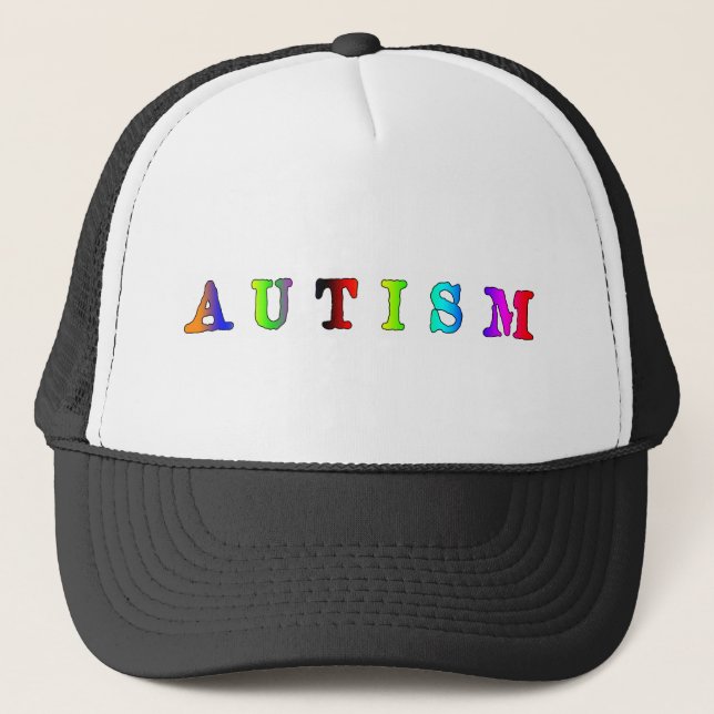 Färgrik Autism Truckerkeps (Framsida)