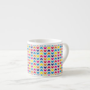 Färgrik Aztec sparre Espressomugg