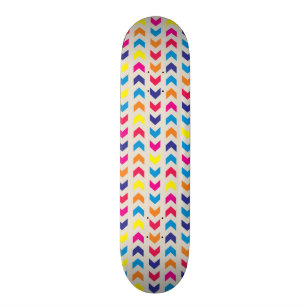 Färgrik Aztec sparre Mini Skateboard Bräda 18,5 Cm