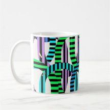 Färgrik Bauhaus geometrisk mönster