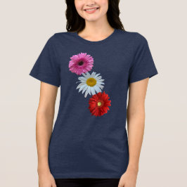 Färgrik Blandad Blommig Tusenskönor T-Shirt