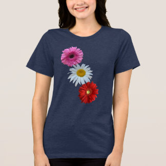 Färgrik Blandad Blommig Tusenskönor T-Shirt