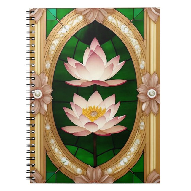 Färgrik blomdesign anteckningsbok (Framsidan)