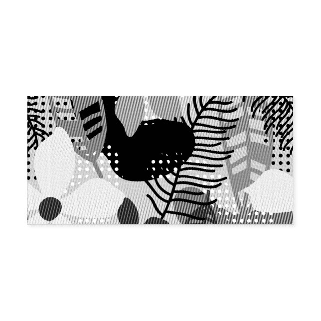 Färgrik blommabakgrund självfärgande stämpel (Design)