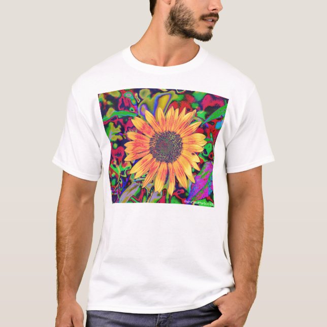 Färgrik blommar, MaineShutterbug 2010 Tee (Framsida)