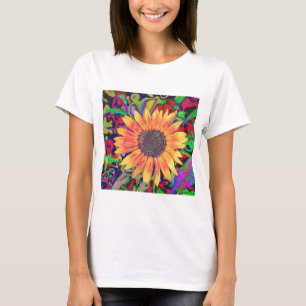 Färgrik blommarBabydollskjorta Tee