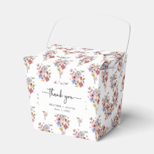 Färgrik Blommig Bröllop Presentaskar