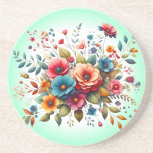 Färgrik blommig bukett design-58576 underlägg