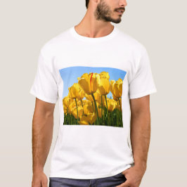 Färgrik blommig konst T-shirt