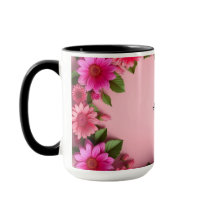 Färgrik Blommig Ram