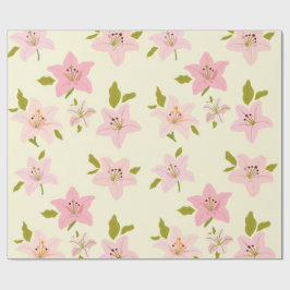 Färgrik blomsterträdgårdsmönstrad presentpapper