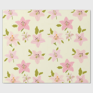 Färgrik blomsterträdgårdsmönstrad presentpapper